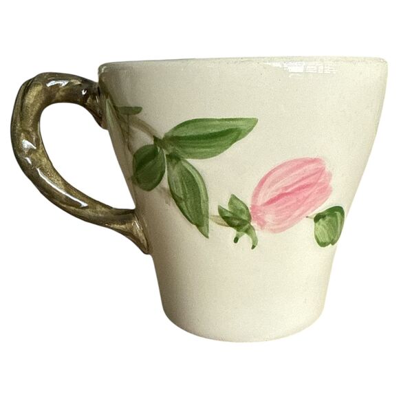 Franciscan Desert Rose Egg Cup & Mug USA Pink Rose Pottery Pair Read Notes - Picture 13 of 14